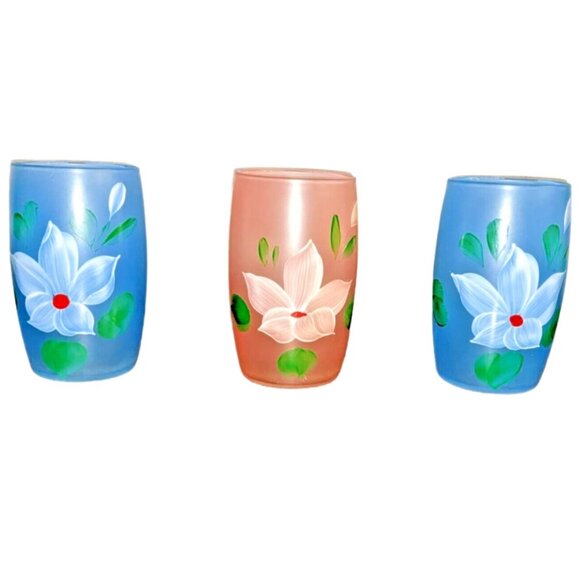 Vintage Bartlett Collins Gay Fad Tumbler Glasses Set of 3 — Retro Mid-Century - Picture 7 of 7